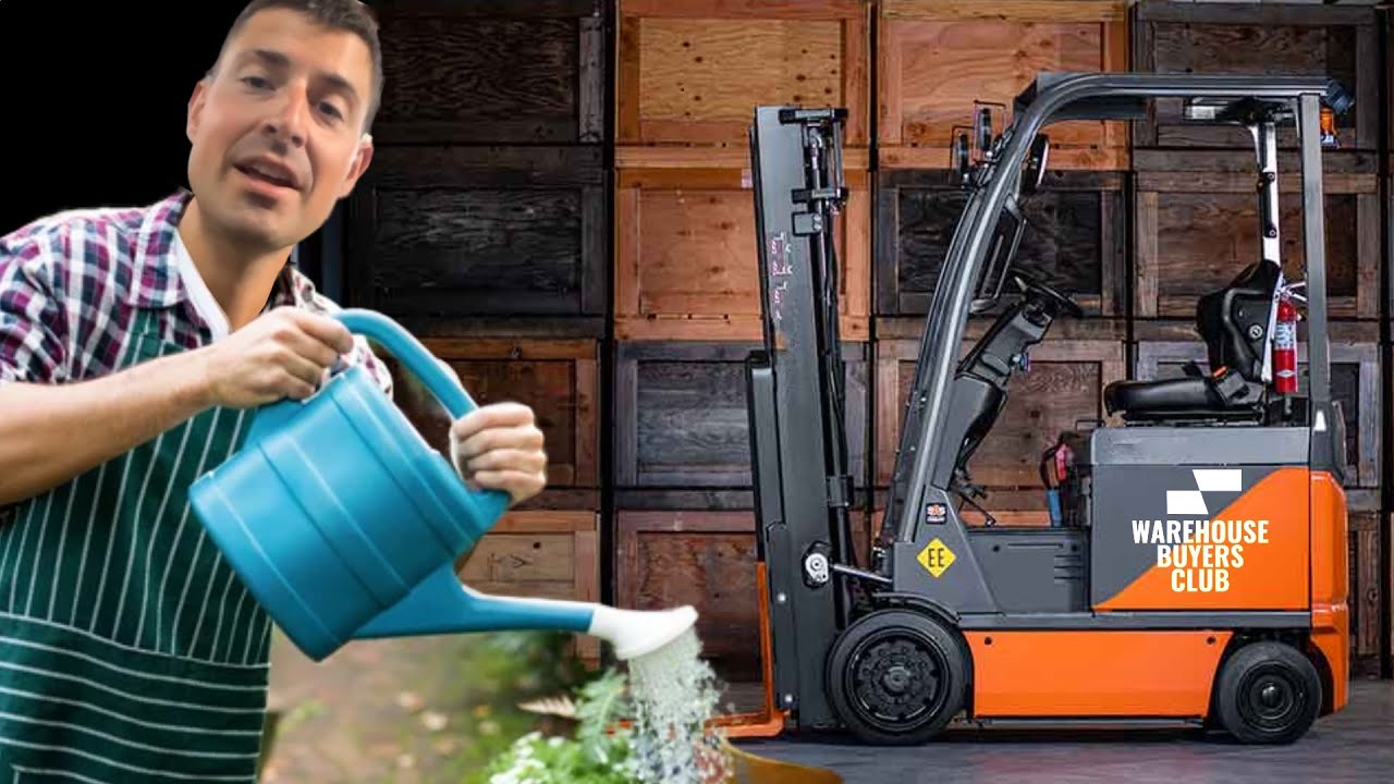 How to Charge and Water a Forklift Battery