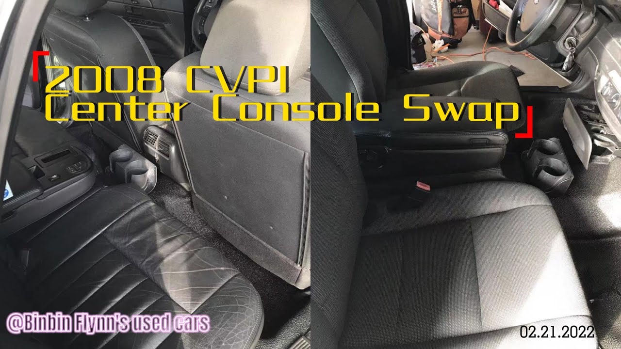 Crown Victoria P71 Center Console Swap