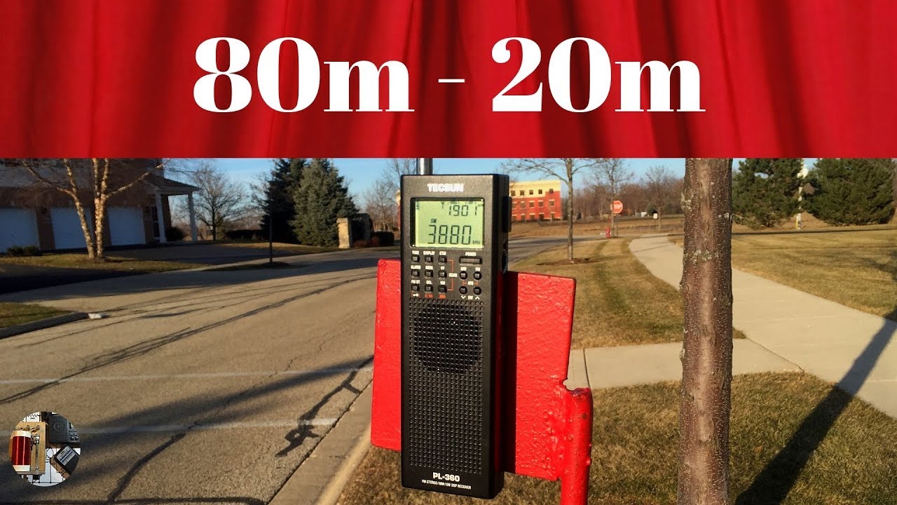 Tecsun PL-360 | Outdoors on 80m - 20m