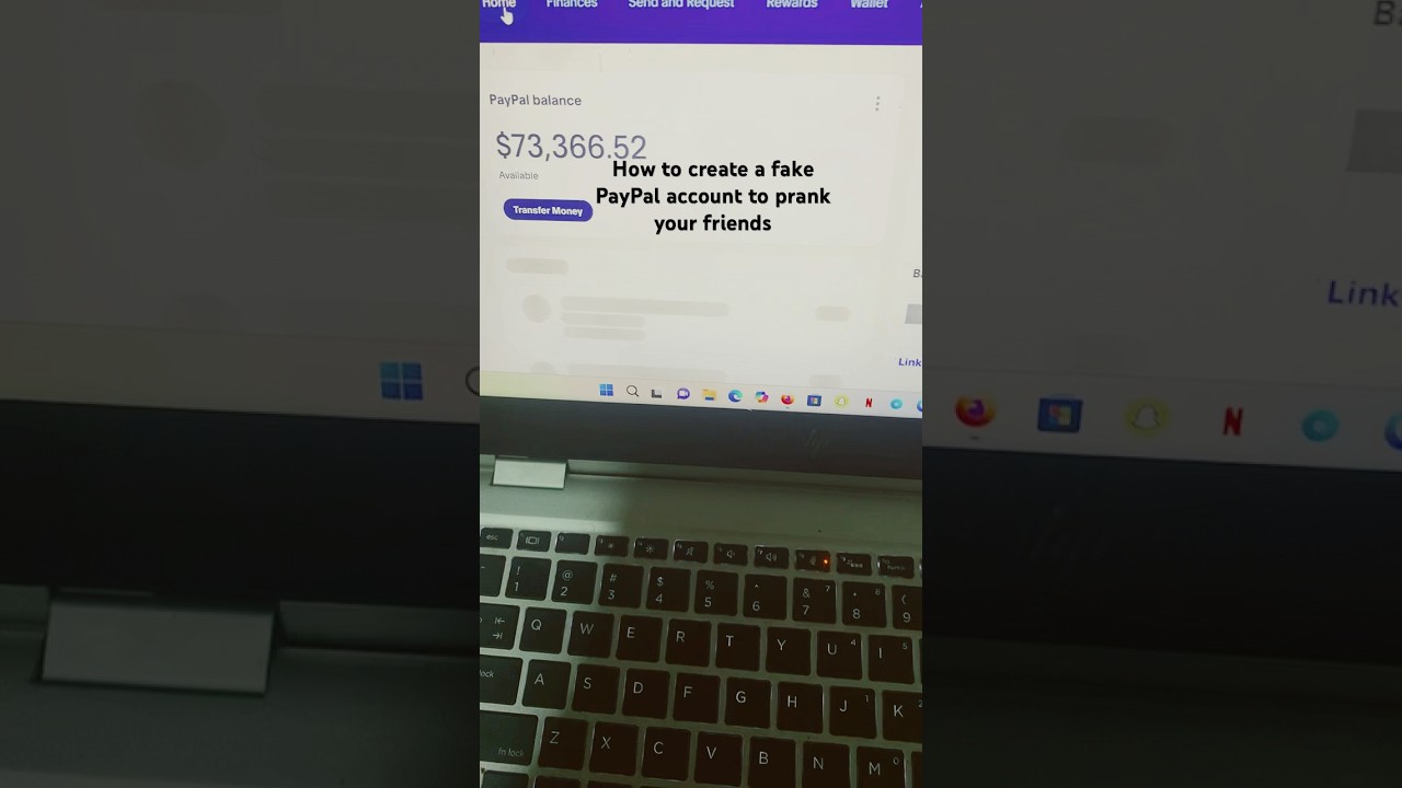 How to create a fake PayPal account to prank your friends. Ask me how