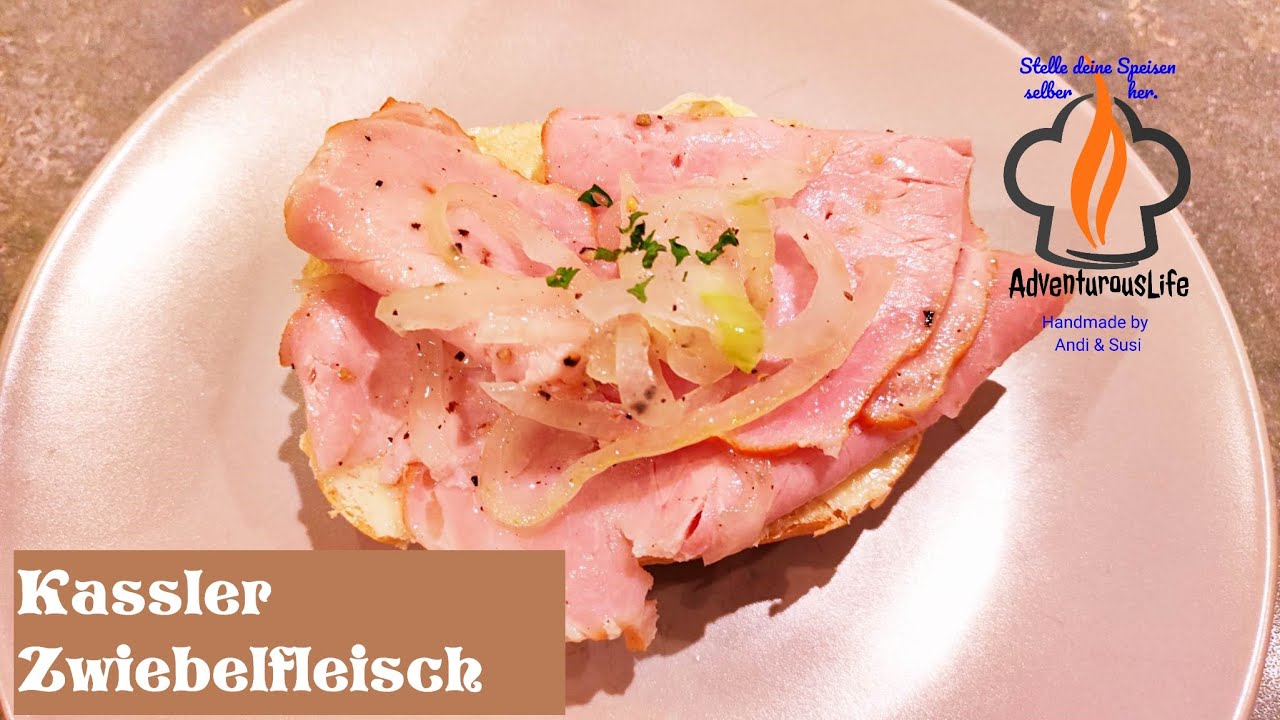 Kassler Zwiebelfleisch nach Oma´s Rezept Nr. 162  #kochen #schinken  #räuchern #food
