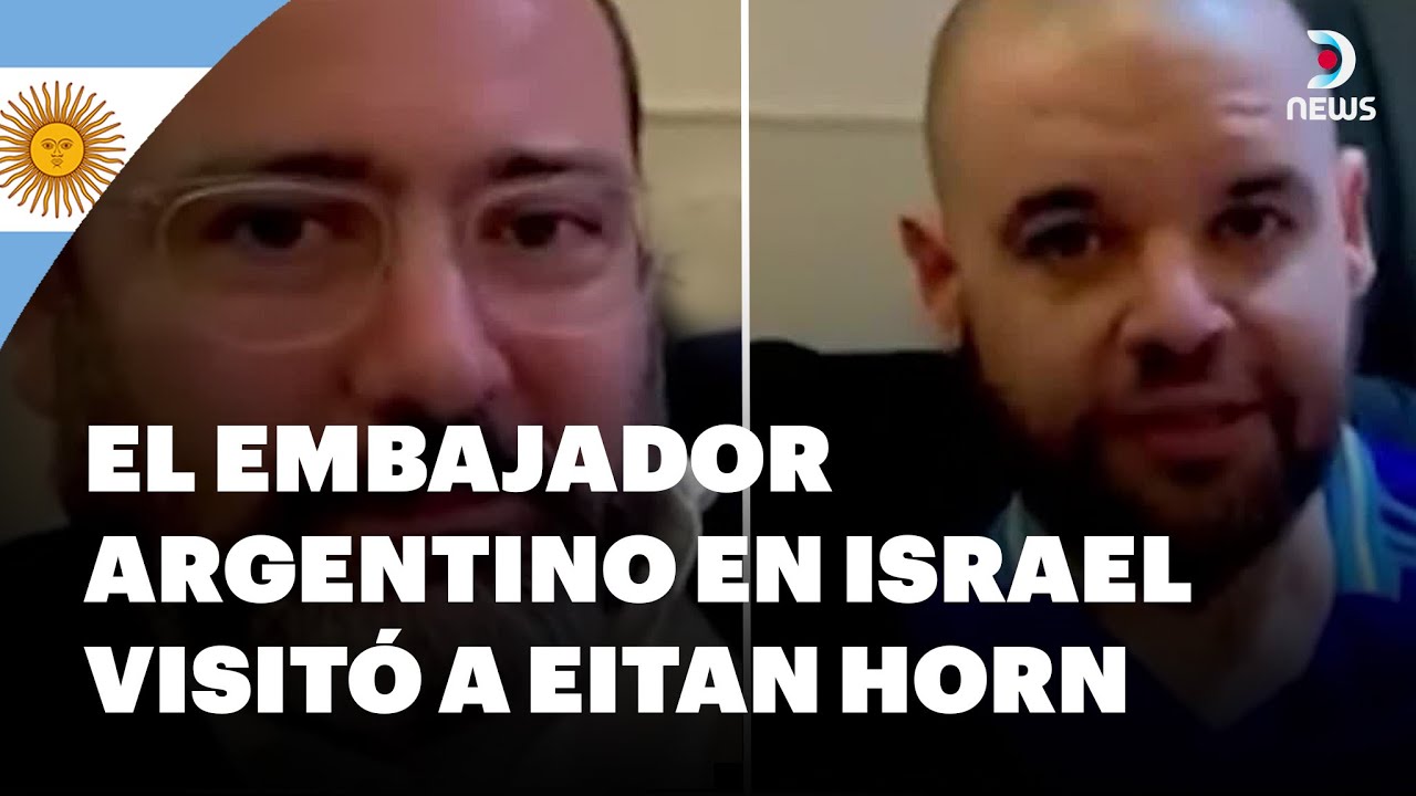 La emotiva visita del embajador de Argentina en Israel a Eitan Horn | DNews
