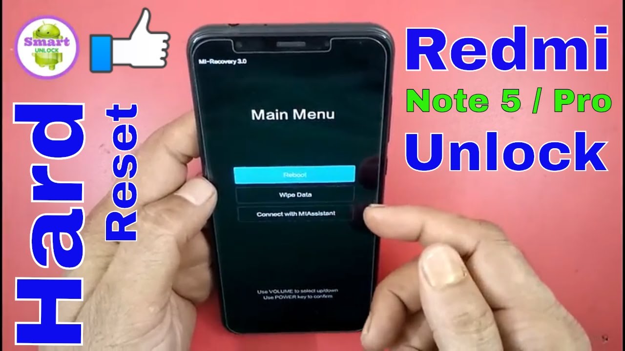 Xiaomi Redmi Note 5 / 5 Pro Hard Reset With Pattern Unlock