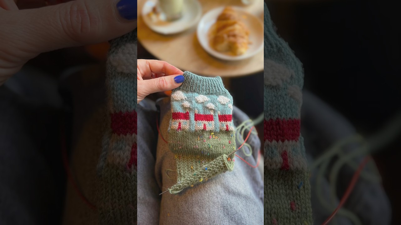 Dream Home sock set patterns is available in my Ravelry and Etsy stores tomorrow. #knitting