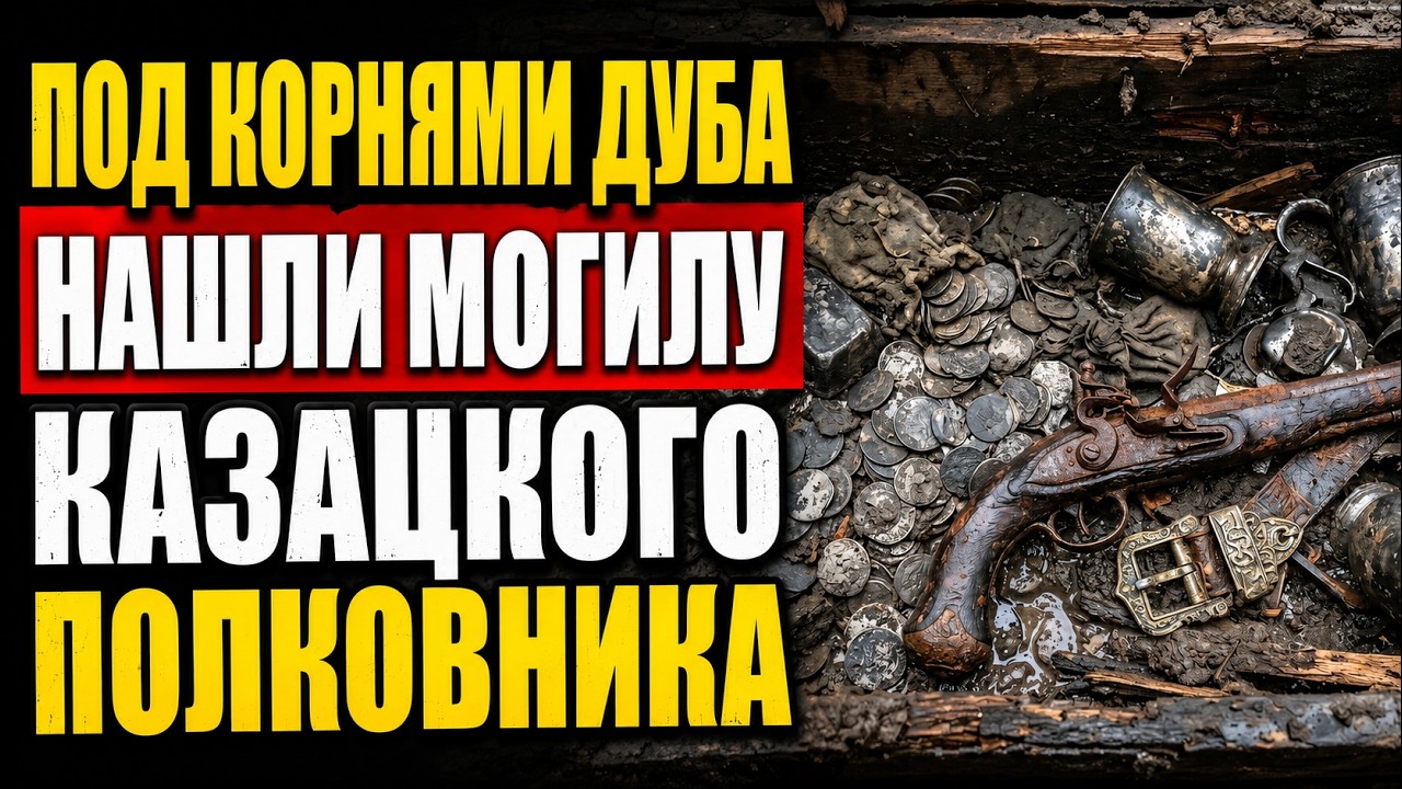 Cossack Colonel's Grave Found Under the Roots of a Fallen Oak