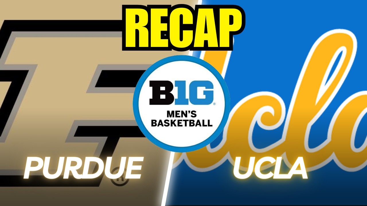 Полный обзор матча между командами Purdue и UCLA в рамках турнира Big Ten!