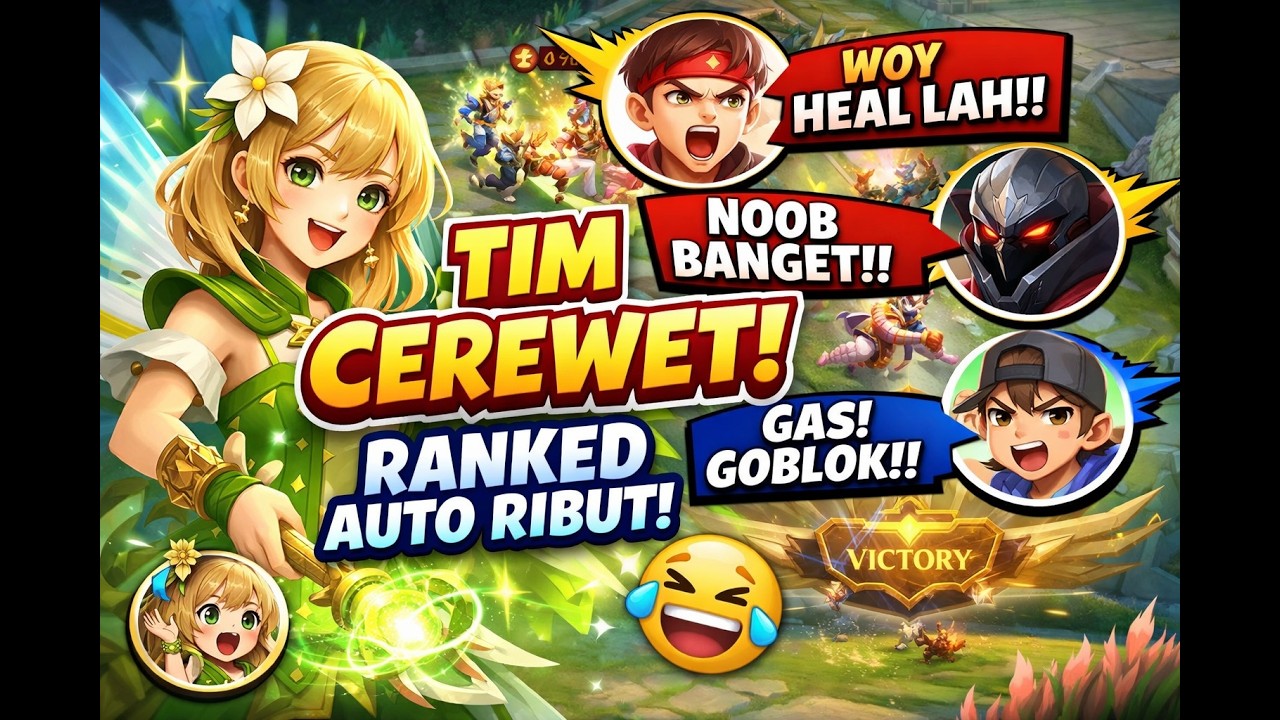 Floryn Ketemu Tim Cerewet! Ranked MLBB Jadi Auto Ribut 😂 | Gameplay Support Epic