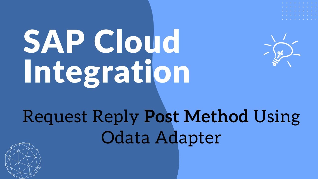 Request Reply Post Method Using Odata Adapter
