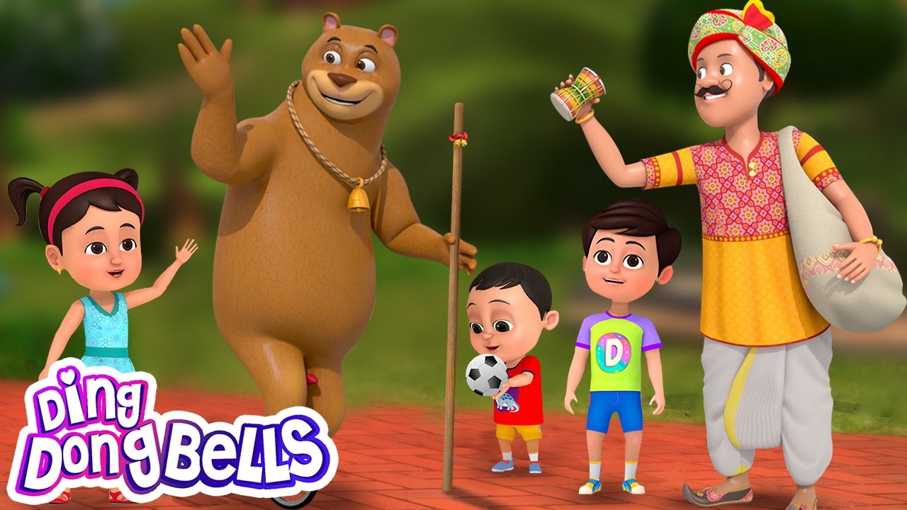कालू मदारी आया | Kalu Madari Aaya + More Popular Rhymes in Hindi | Best of Ding Dong Bells