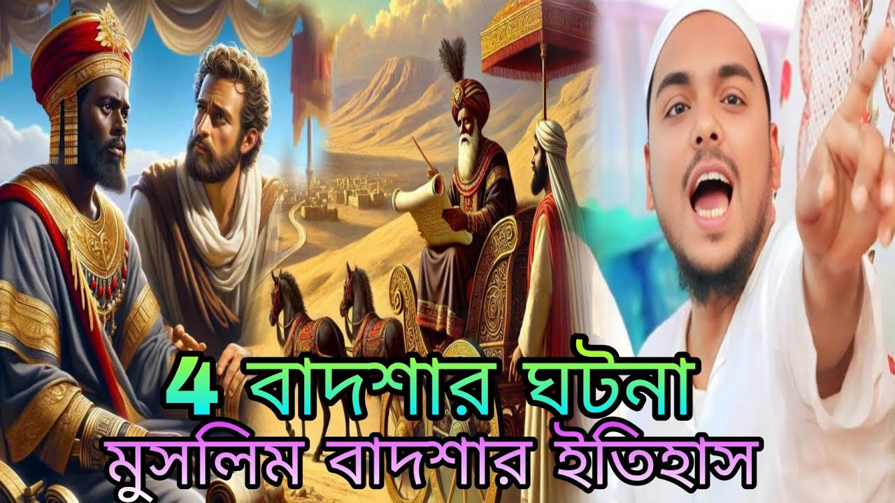 চার বাদশার ঘটনা। মুসলিম বাদশার ইতিহাস। পীরজাদা আব্বাস সিদ্দিকী। Pirzada Abbas Siddiqui! 