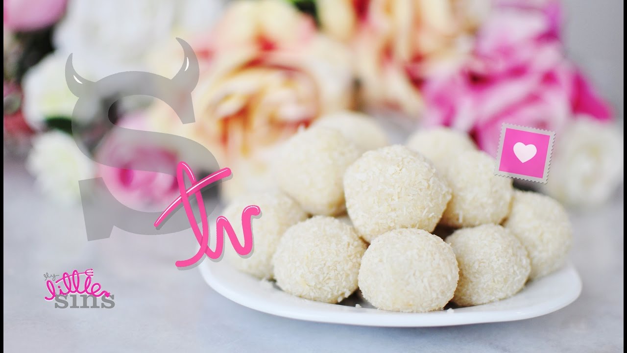 COMO HACER TRUFAS DE CHOCOLATE BLANCO CON COCO