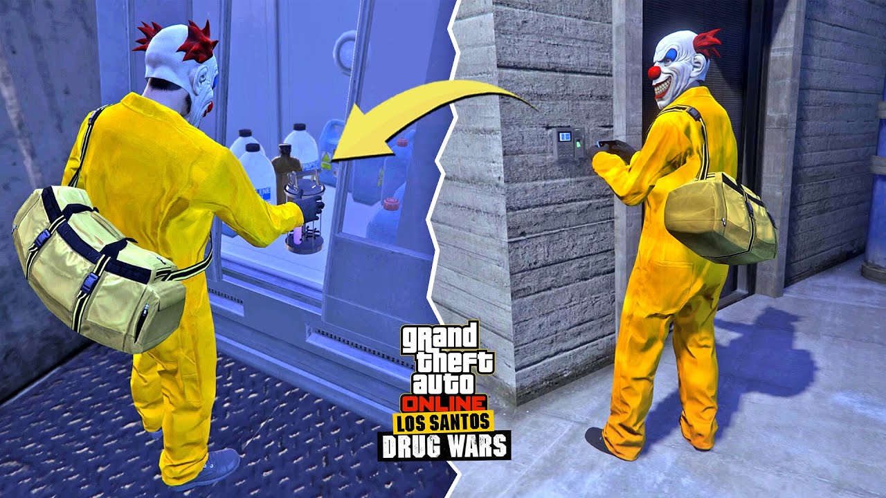 قراند 5 إقتحام المختبر والسطو على المواد الكيميائية الخطيرة | GTA Online Drug Wars DLC