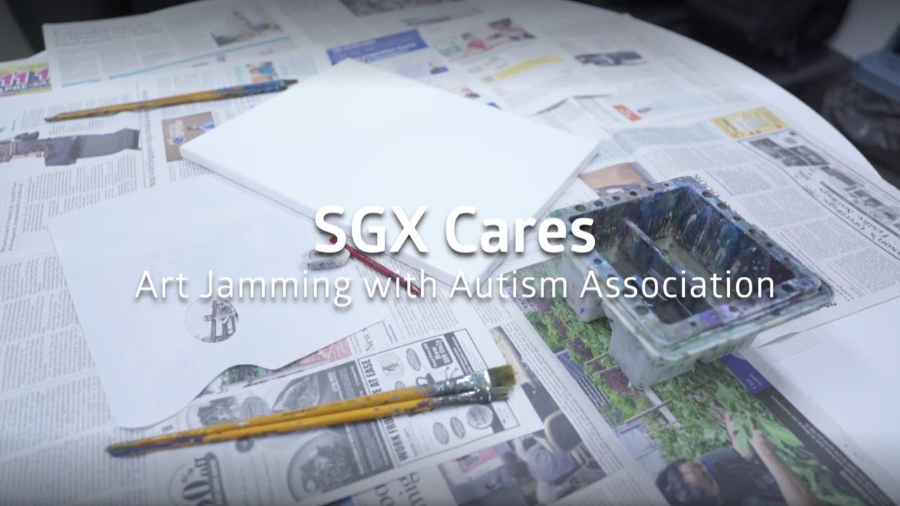 SGX Cares &ndash; Art Jamming with Autism Association (Singapore)