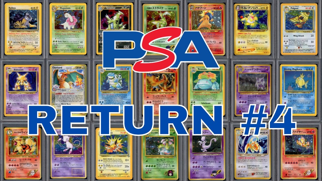 Pokemon PSA Return #4 - Vintage WOTC & Old Back Japanese Holos