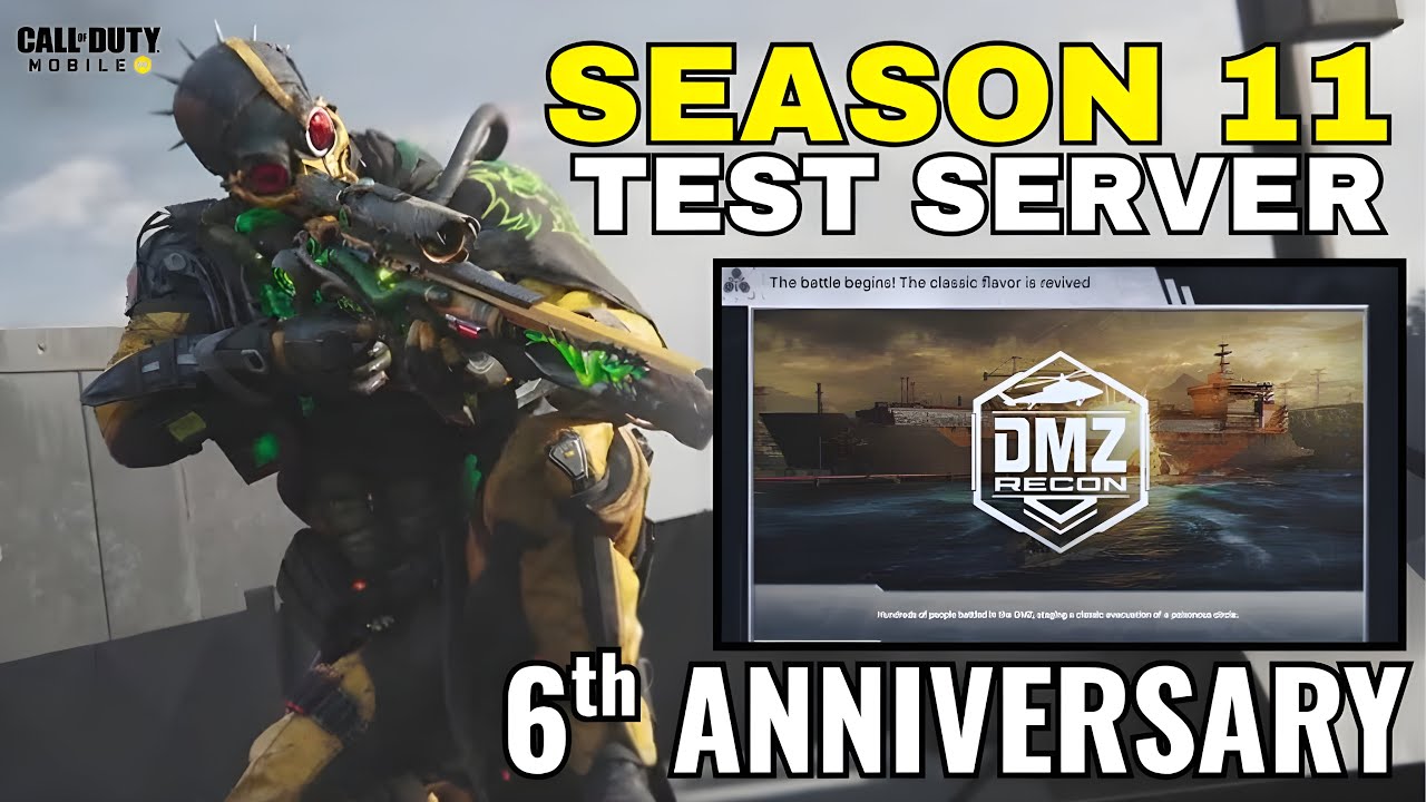 Cod Mobile Season 11 2025 Test Server Latest Version (6th Anniversary Update) | Codm Test Server