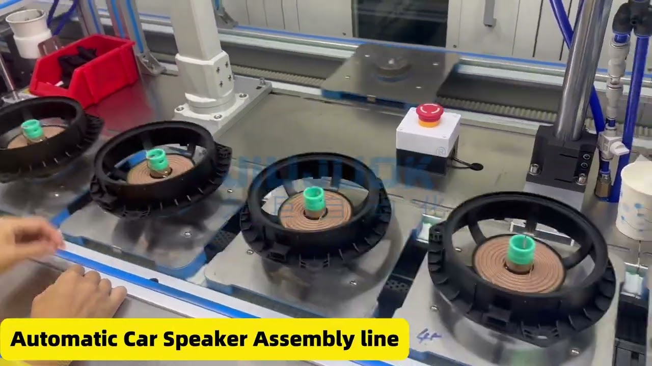 Automatic Car Speaker Assembly Line|Speaker Production Line|How speakers are made?