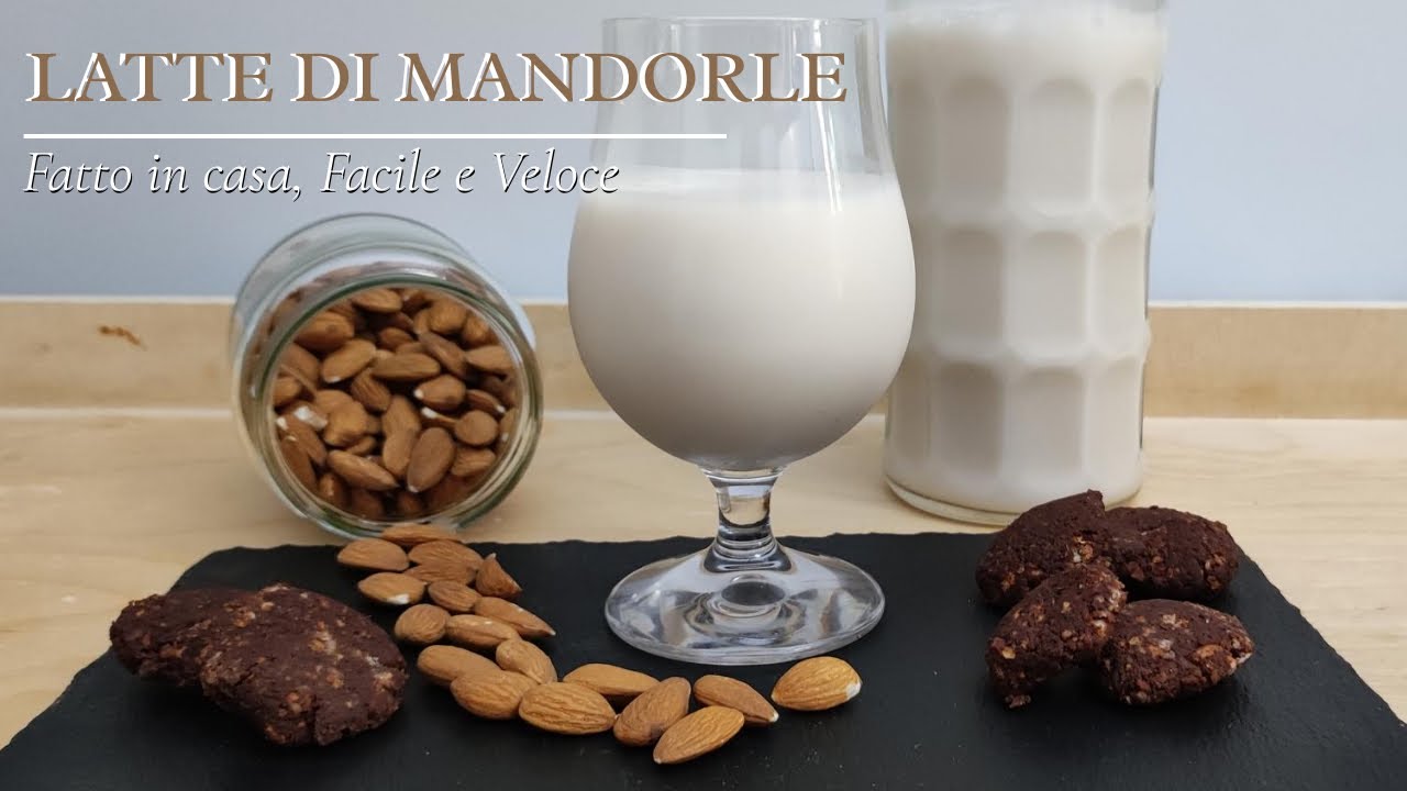 Latte di Mandorle fatto in casa, FACILE e VELOCE - Troppo Gusto