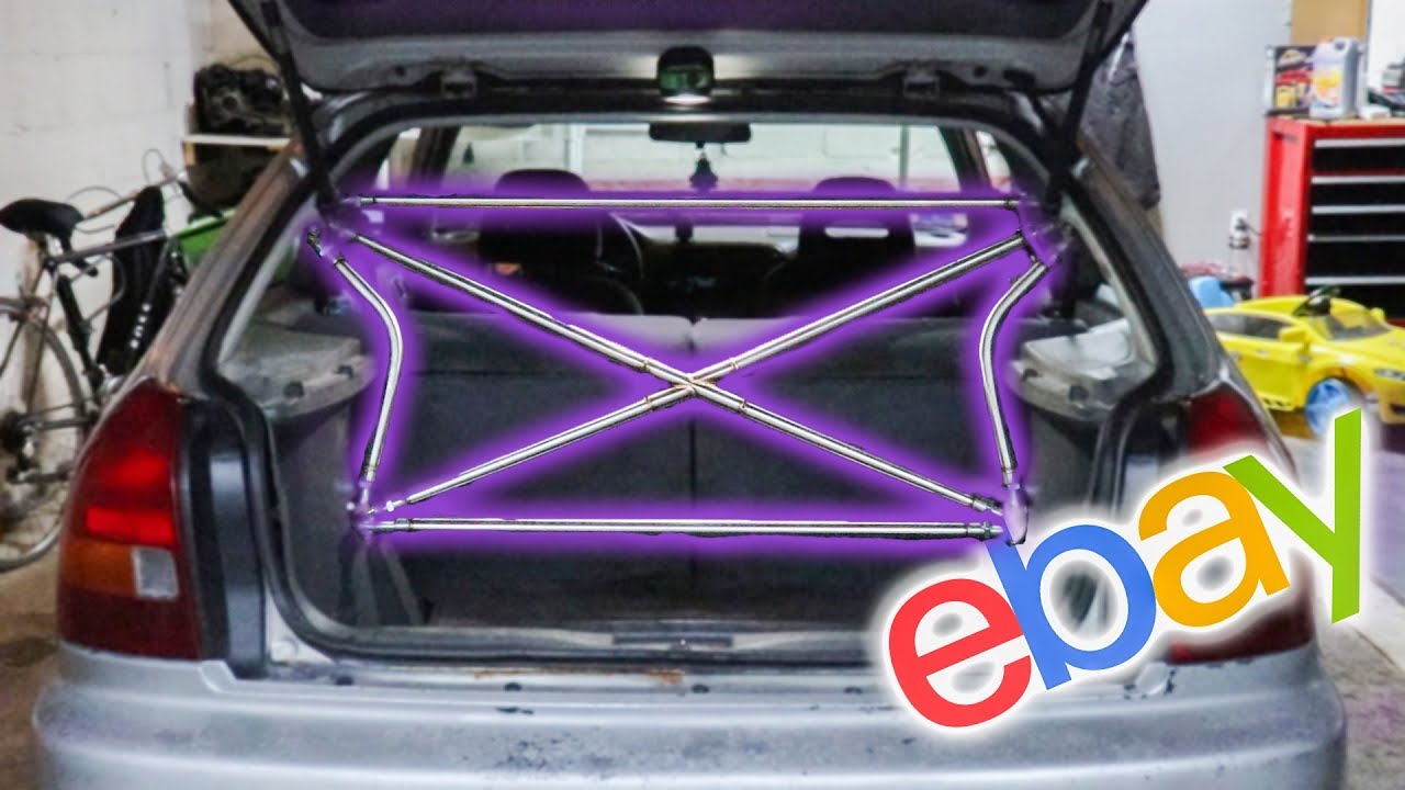 Ebay X Brace Install On EK Hatchback