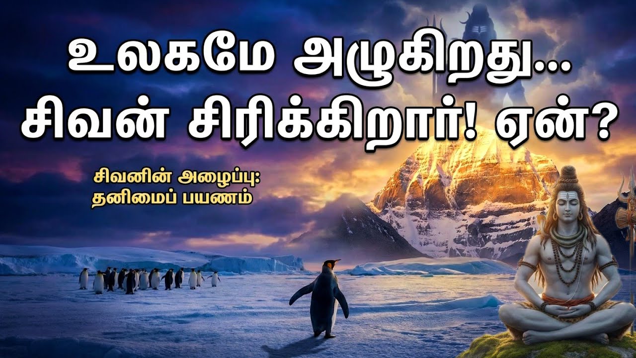 உலகமே அழுகிறது ஆனால் சிவன் சிரிக்கிறார்! அந்தப் பென்குயின் எங்கே செல்கிறது! #ViralPenguin #sivan
