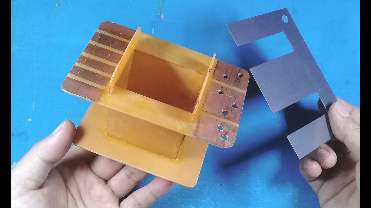 Cara Membuat Koker Trafo Pakai PCB - DIY Transformer Container Using PCB