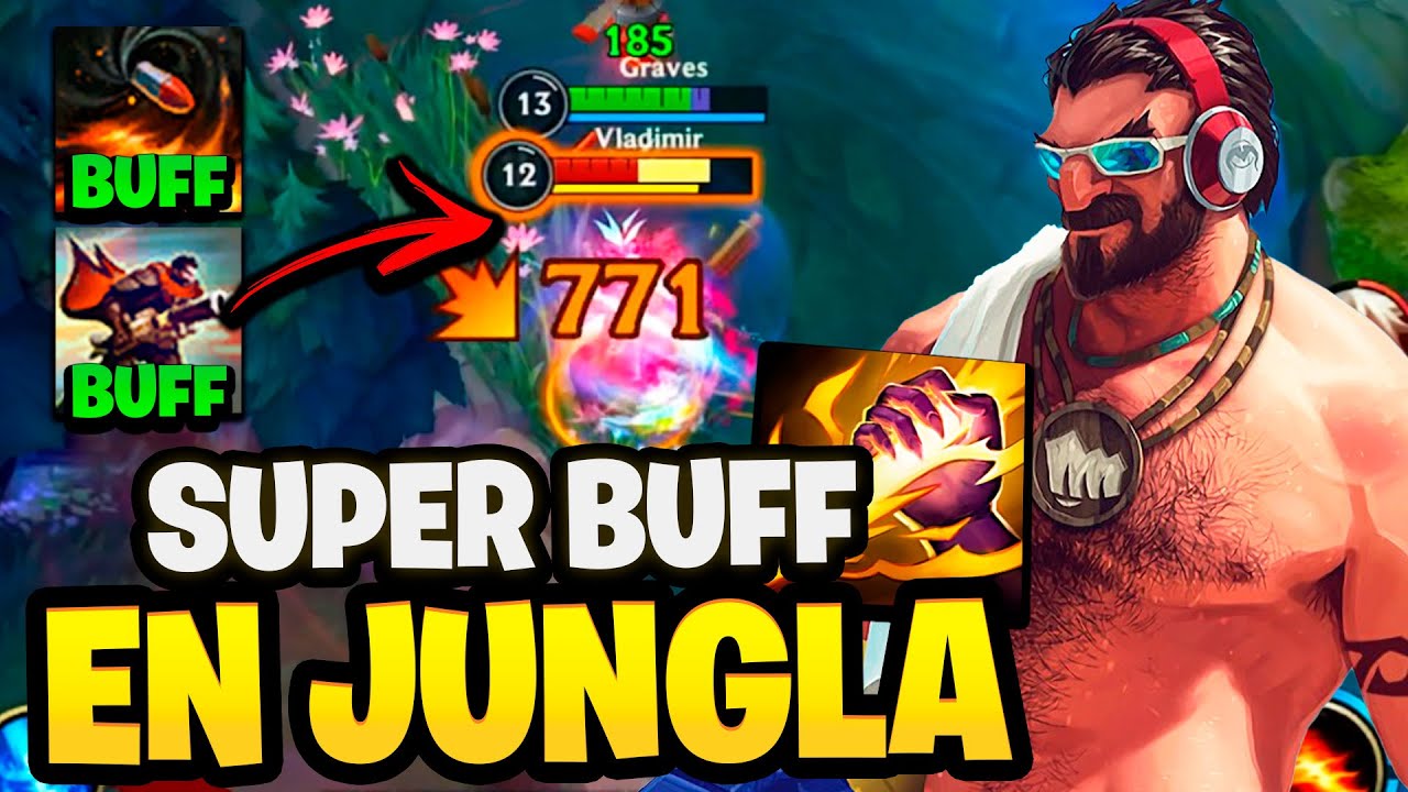 😱¡NUEVA BUILD Y BUFF DE GRAVES es un DIOS! | Wild Rift