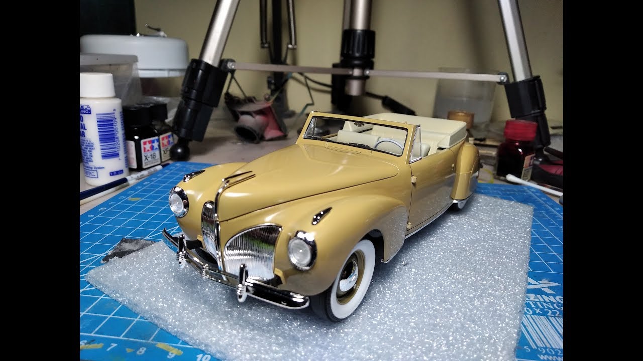 1/24 Monogram 1941 Lincoln Continental  Part 3- Finished