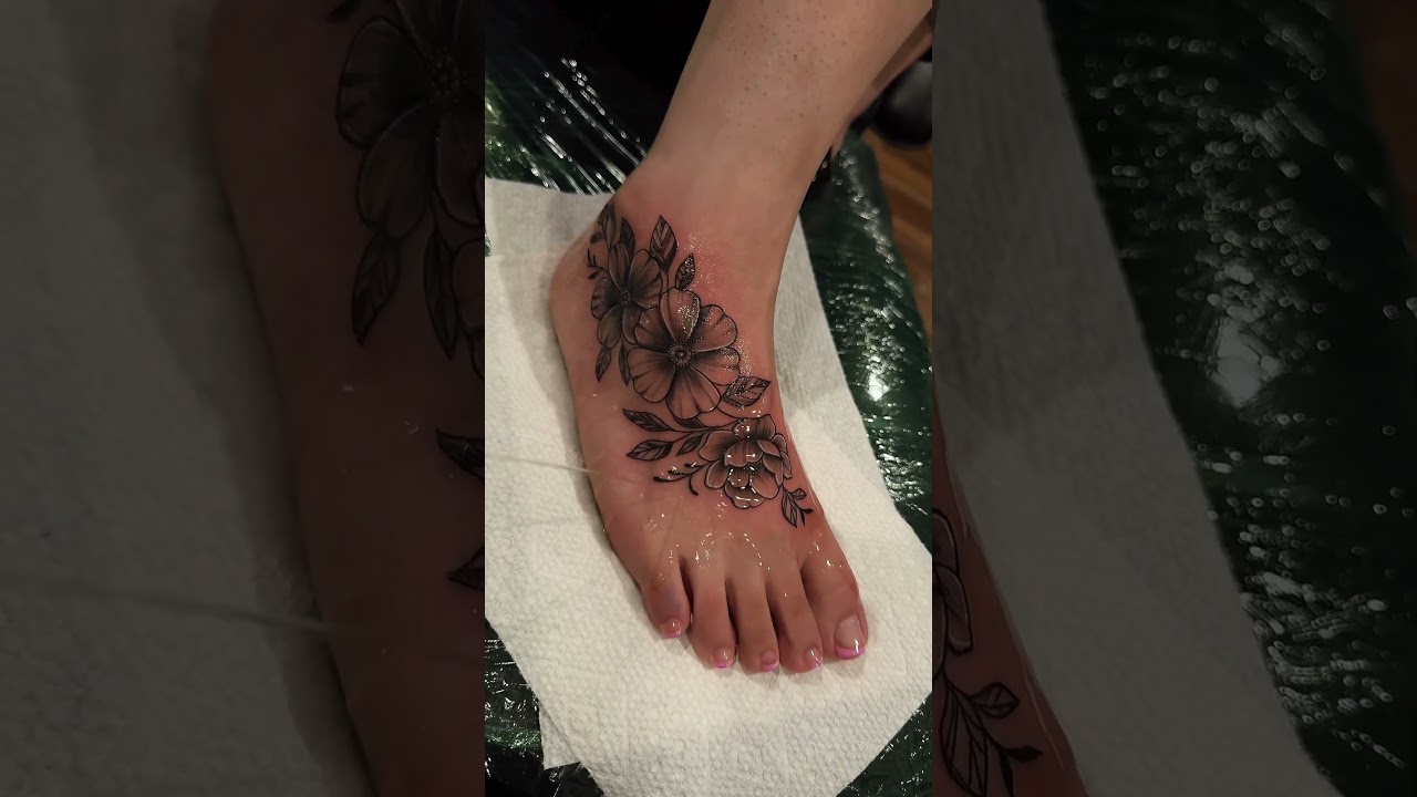 Foot tattoo I did the other day #tattoos #work #art #feet #upsc #update #tattooslover #tatts