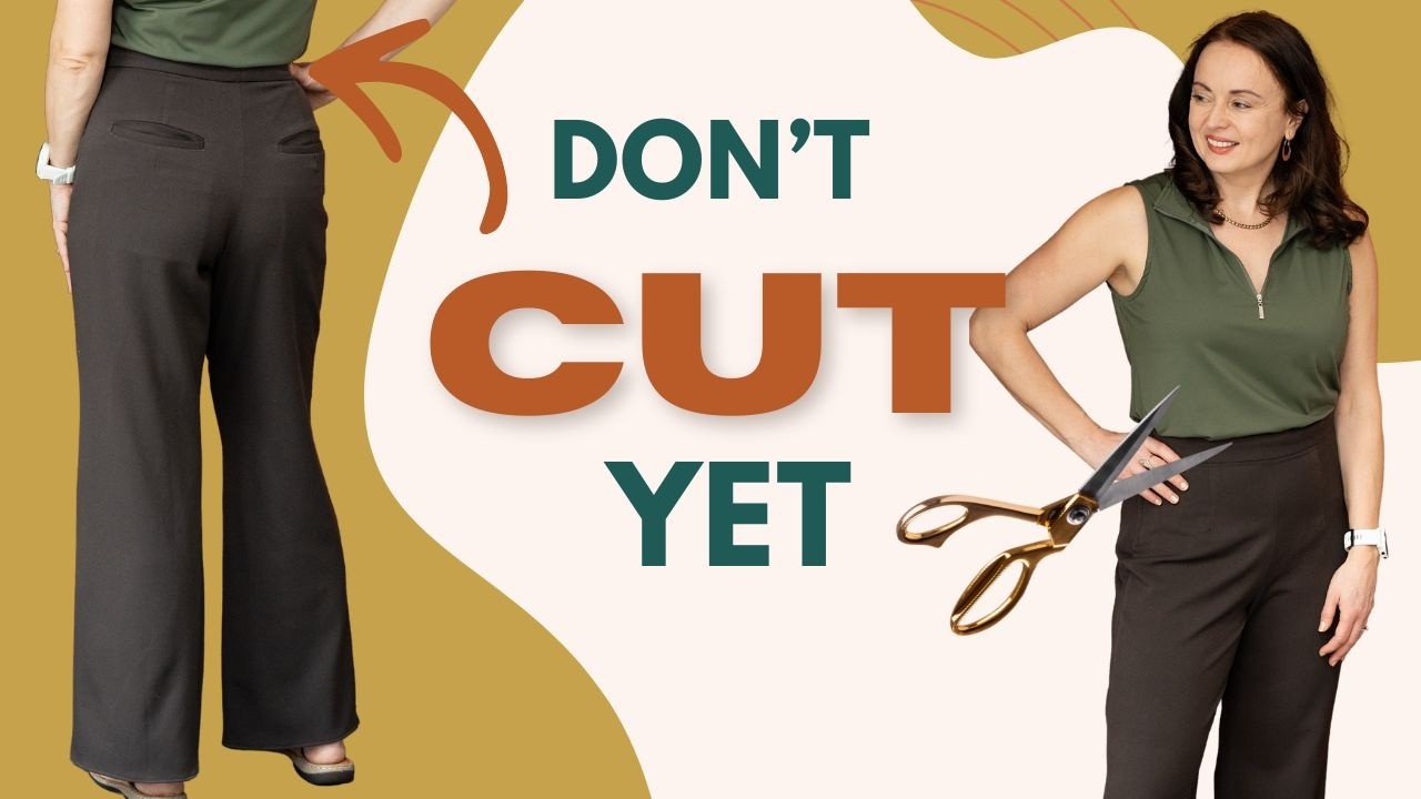 I Thought My Trousers Didn’t Fit… Until I Did This (Sewing Mistake)