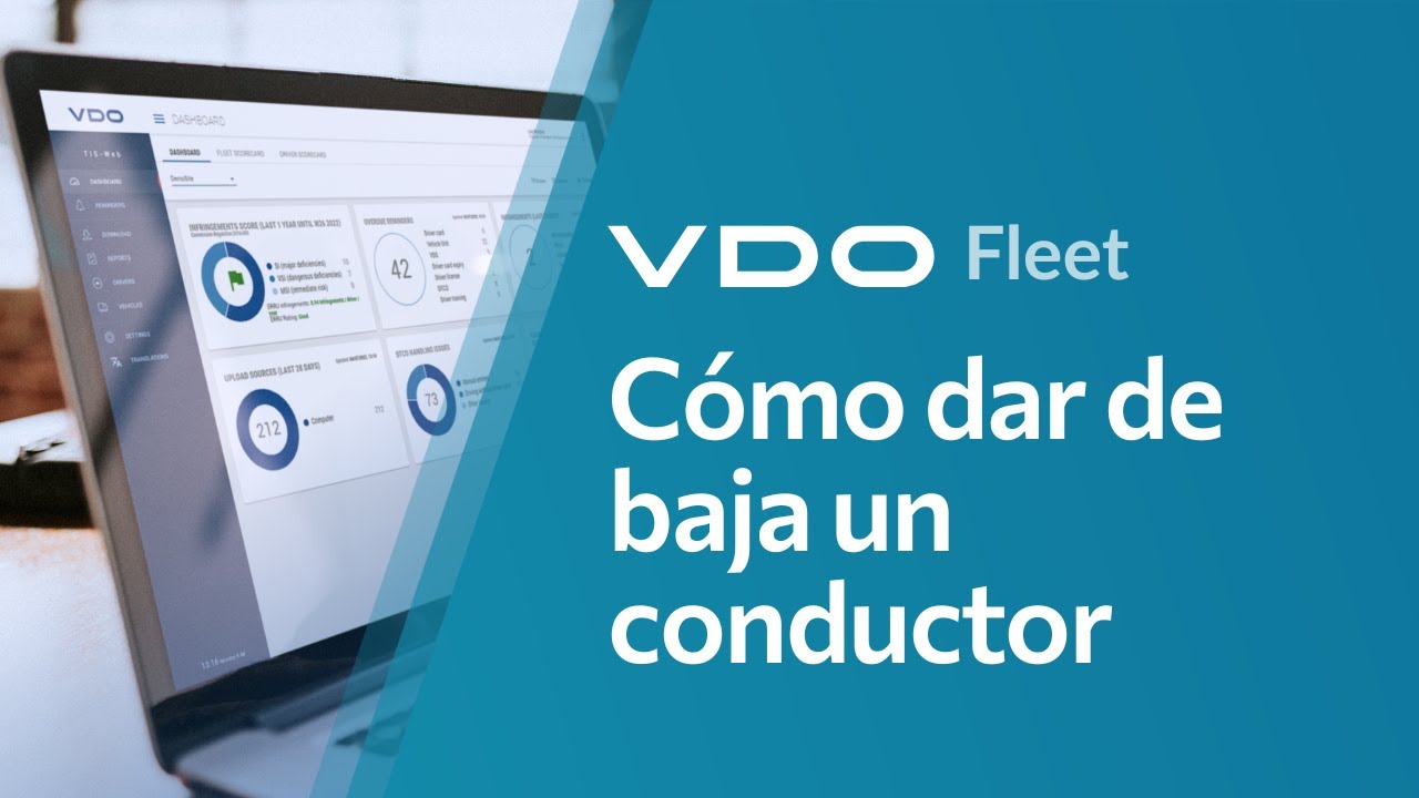 VDO Fleet Tutorial | C&oacute;mo dar de baja un conductor
