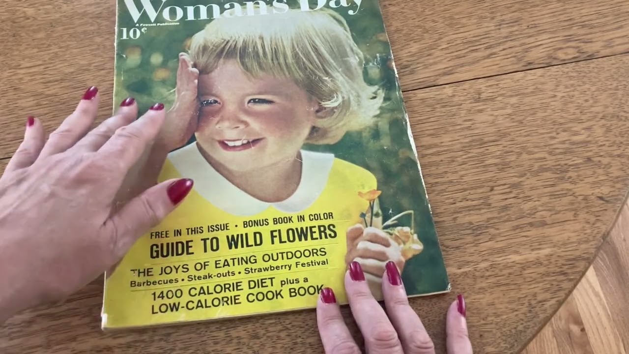 ASMR Vintage Summer Magazine June 1960 Woman's Day!