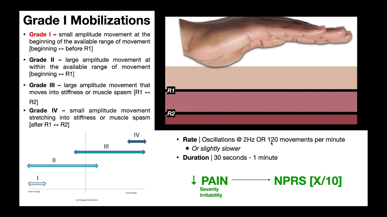 Basics of Mobilizations | Theory, Maitland Classifications, & Grades I-V