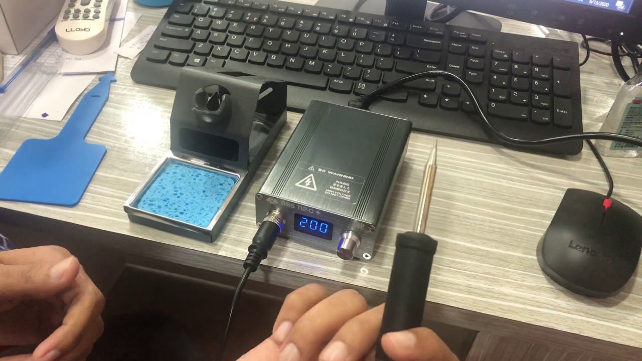 ПАЯЛЬНАЯ СТАНЦИЯ T12D+ (72 Вт) Температура 150-450 &deg;C www.g2mark.com
