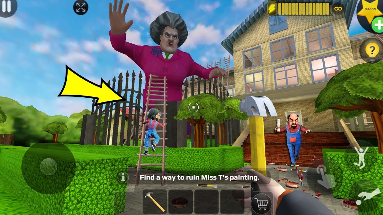 Scary Teacher 3D (Mod menu) | troll Miss T in scay teacher 3D New Chapter part 3352 #scaryteacher3d