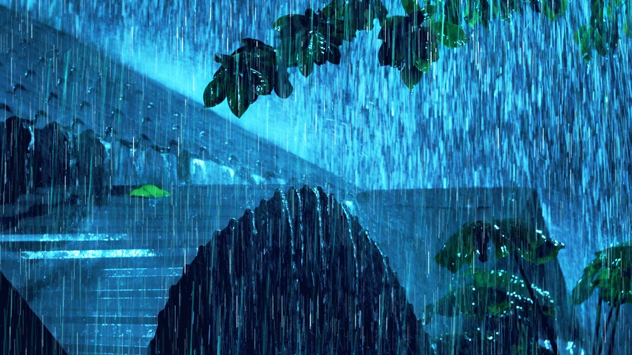 Идеальные Звуки Дождя Для Крепкого Сна &mdash; Звуки Сильного Дождя И Грома Ночью Для Расслабления И Сна.