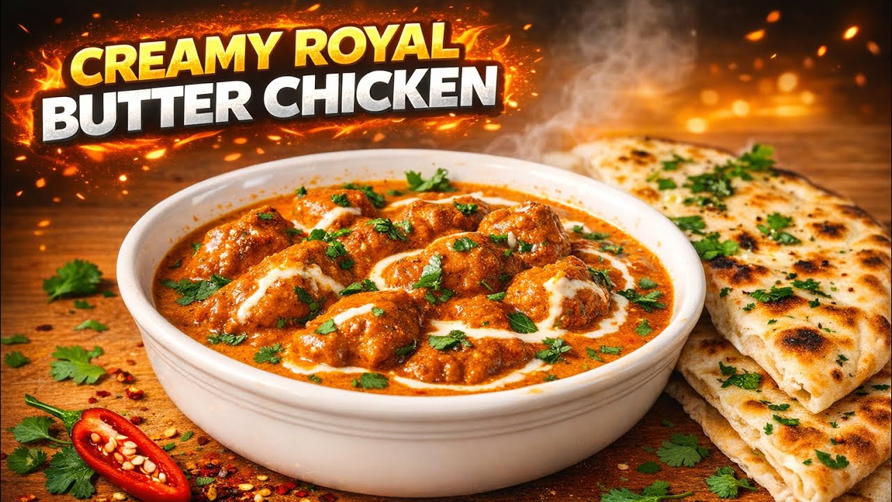 Creamy Royal butter chicken | its perfect for family dinner