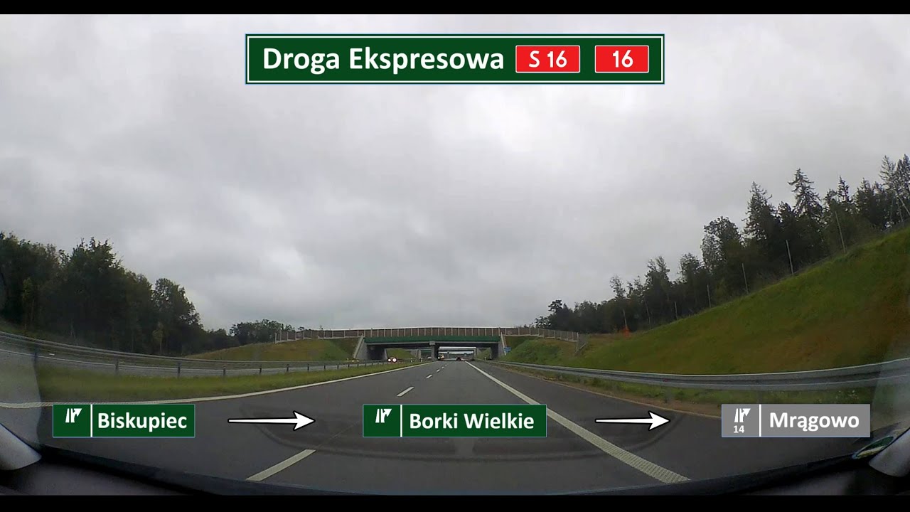Droga Ekspresowa // Expressway S16(16): Biskupiec - Borki Wielkie - Mrągowo