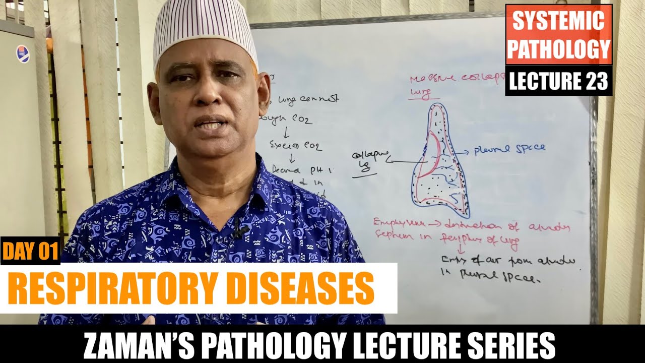 Systemic Pathology: Lecture 23 | Diseases of Respiratory System  : Day 01