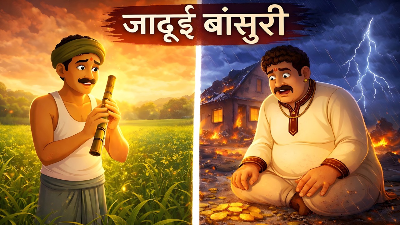 जादुई बांसुरी | Hindi Kahani | Moral Story | Hindi Story | Bedtime Stories | Hindi Stories