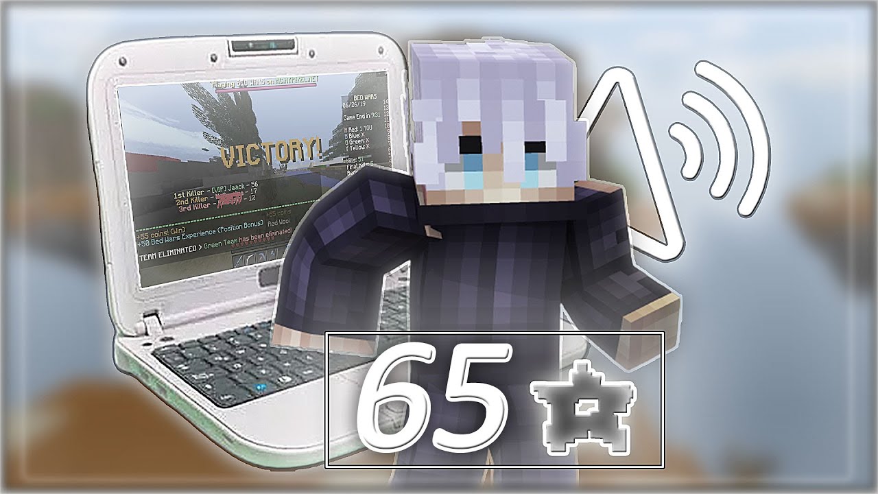 [65 FPS] Minecraft bedwars pc fraco ASMR | Hycraft 18.0 🔥