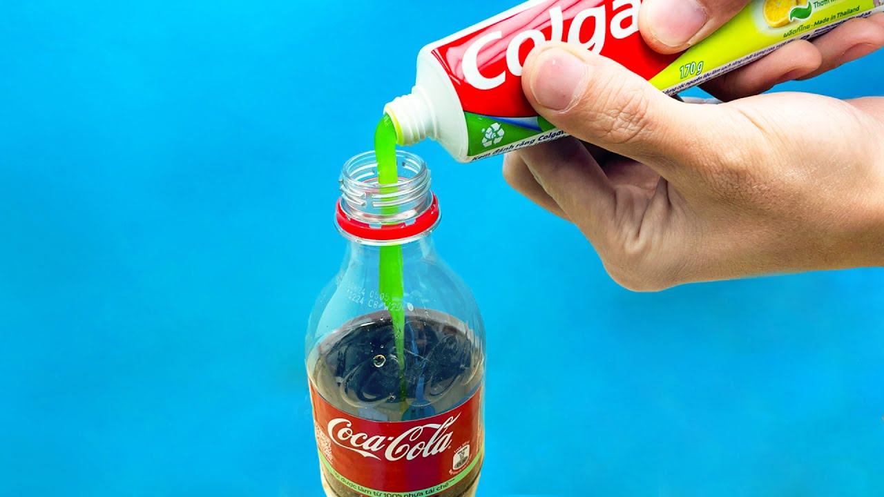 Смешайте Coca-Cola с зубной пастой! Вы будете поражены результатами!