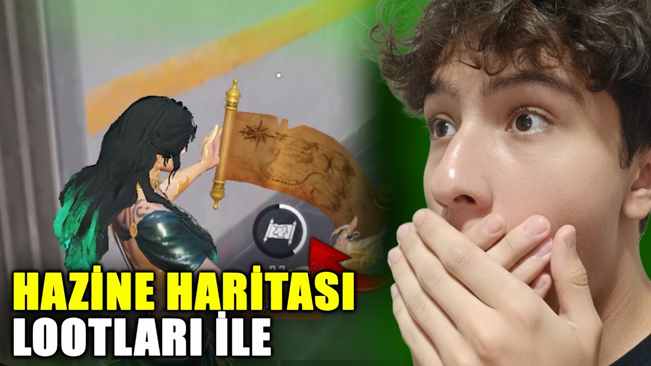 HAZİNE HARİTASI LOOTLARI İLE VİN ? (kazı yaptım)