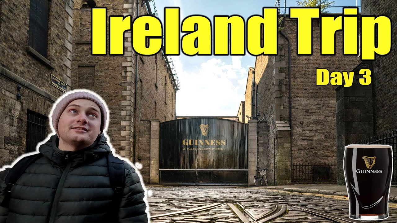 Guinness Storehouse Dublin Tour/Gravity Bar Ireland Trip 2023 #ireland  #travelvlog