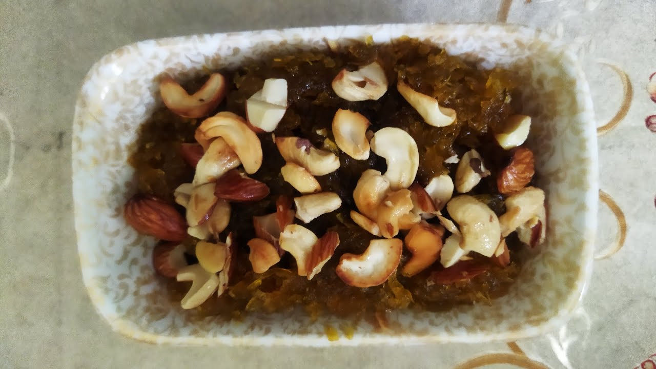 తీపి గుమ్మడికాయ హల్వా తయారీ #viral #cooking #food #ytshortsvideo #viralfood 