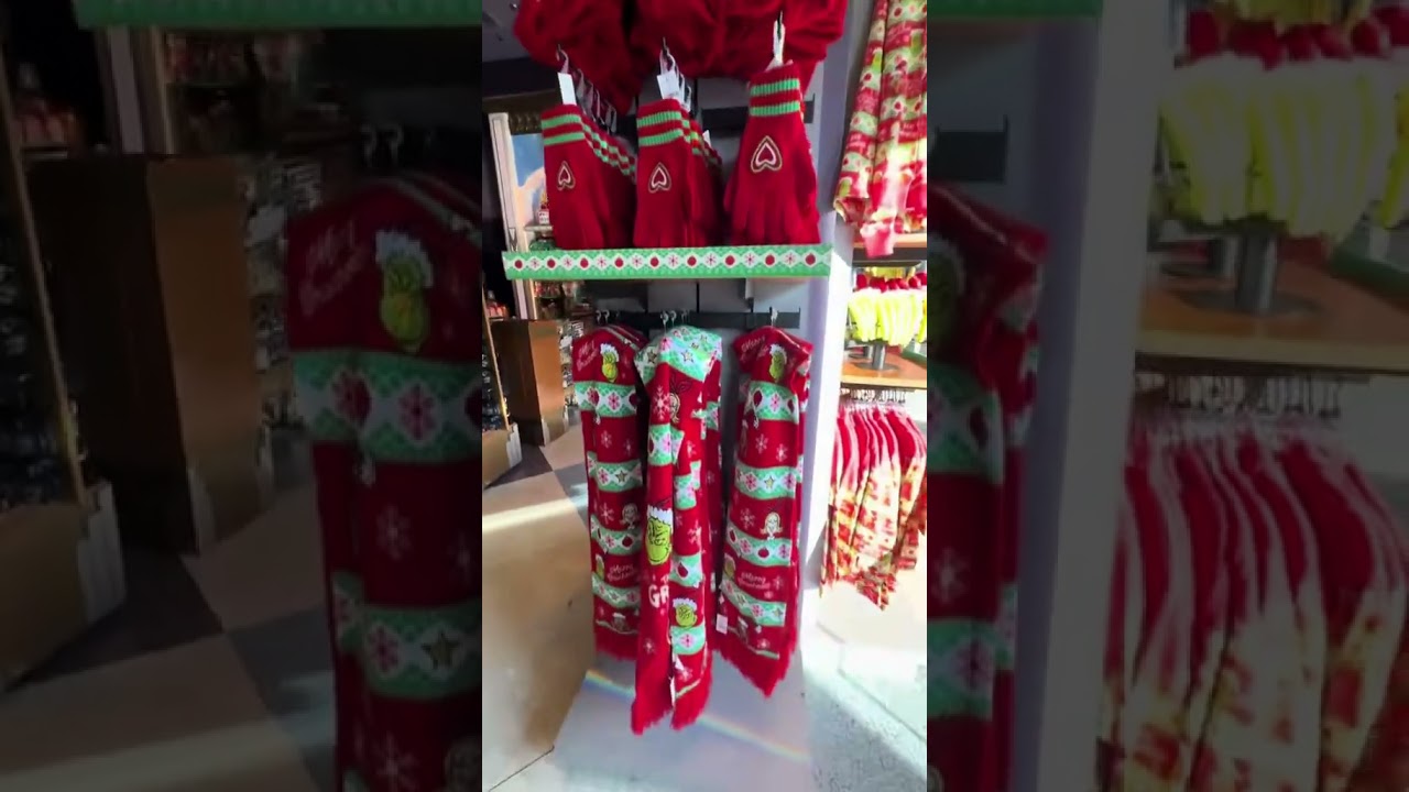Grinchmas Merch arrived to Universal Studios Hollywood Hollywood #viral #christmas #universalstudios