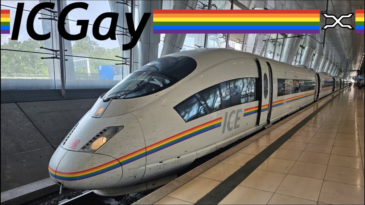 ICGay | Regenbogen-ICE | Pride ICE |  Railbow ICE | Einziganders | Intercity-Express | Deutsche Bahn