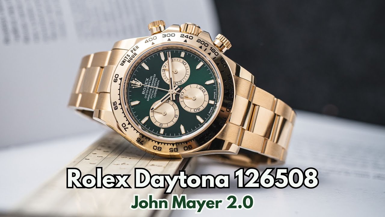 Rolex Daytona 126508 „John Mayer 2.0” – nowa interpretacja kultowej Daytony