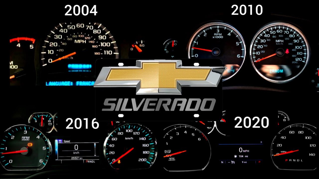 Chevrolet Silverado all generation acceleration compilation