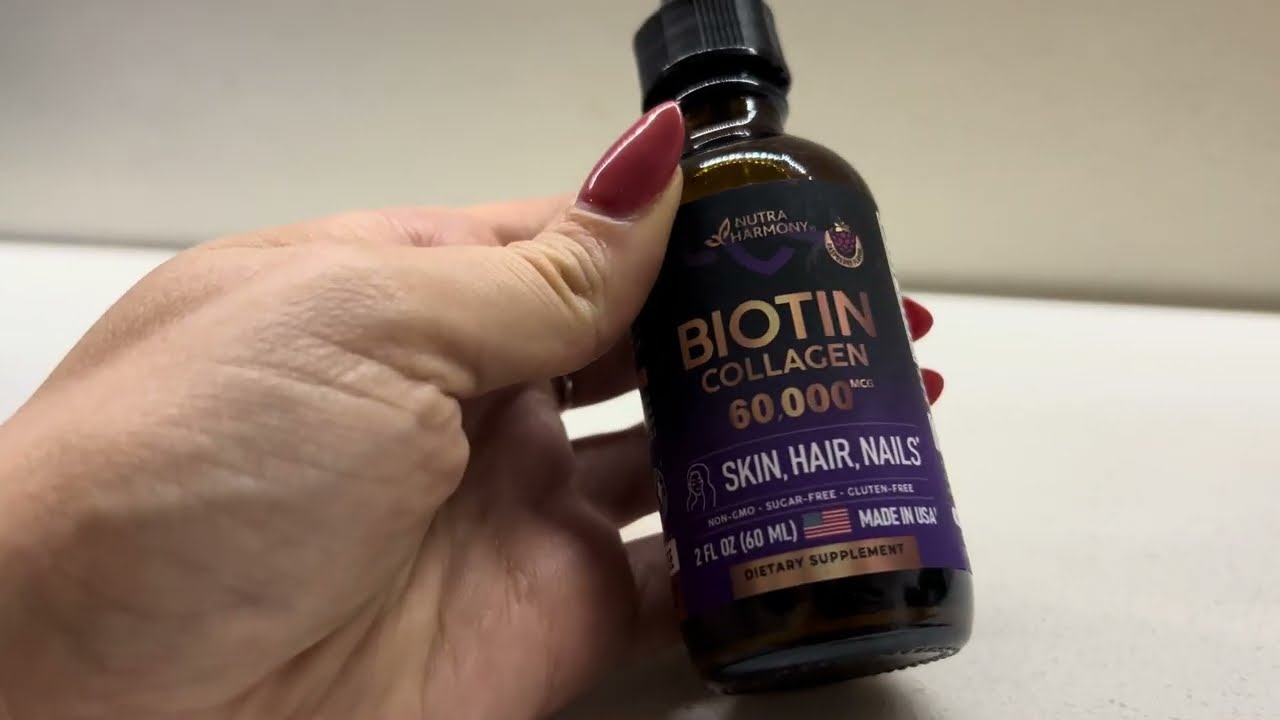 Liquid Biotin & Collagen - Vitamins for Hair Growth Support Honest Review