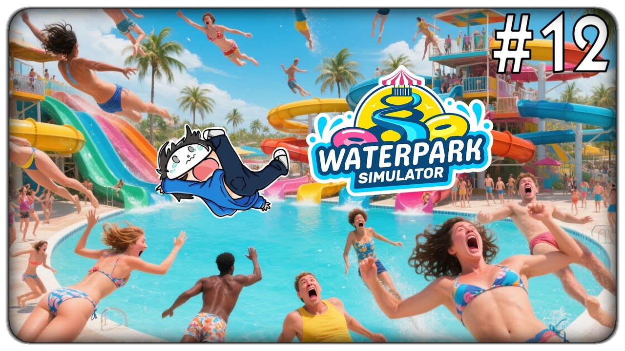 PIOVONO CLIENTI DAL CIELO (letteralmente) E RAGGIUNGIAMO LE 5 STELLE | Waterpark Simulator ep.12