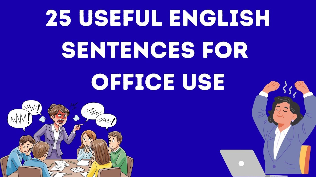  Daily Use English Sentences in the office| தினசரி பயன்பாட்டு வாக்கியங்கள்